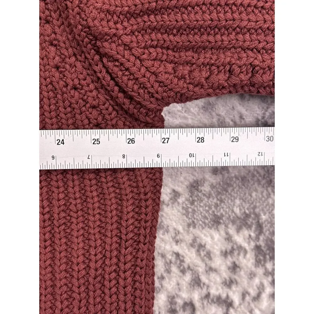 New Free People Nightingale Cardigan Sweater Medium Womens Relaxed Chunky Knit - Picture 4 of 8